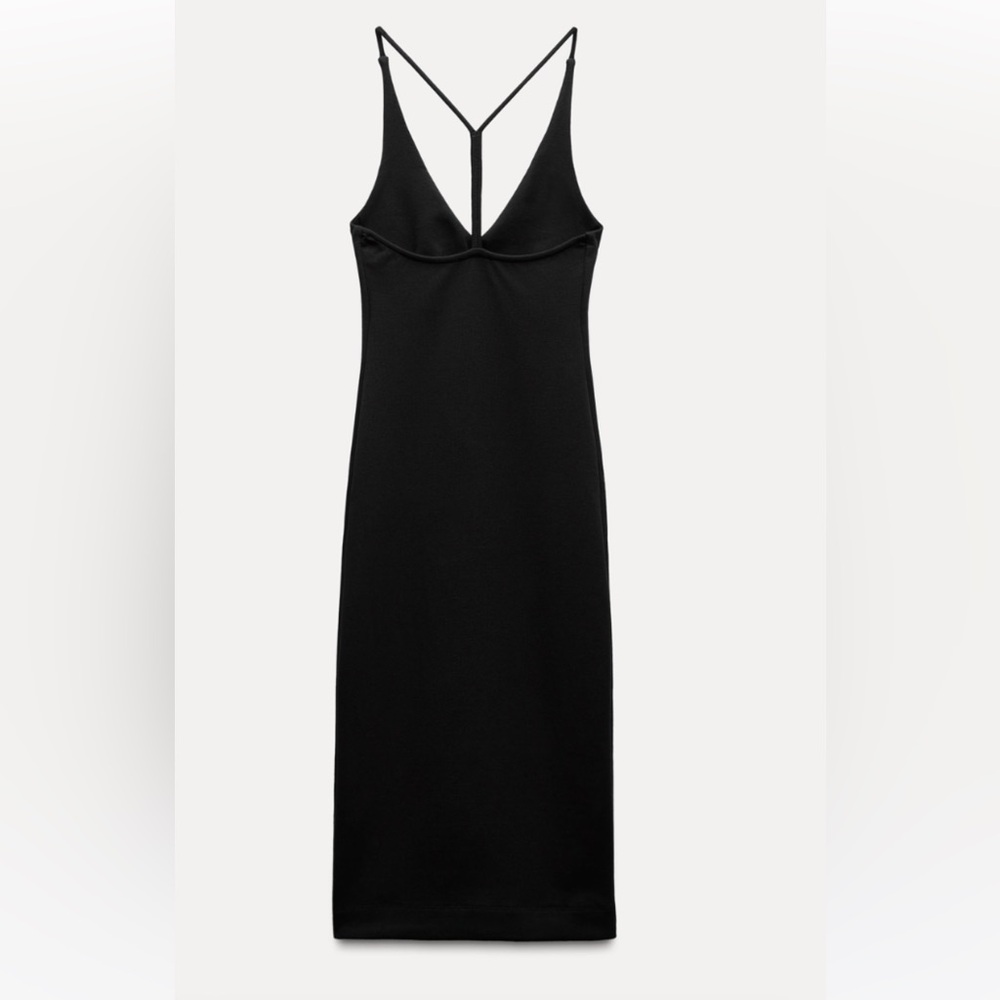 Open back fitted dress